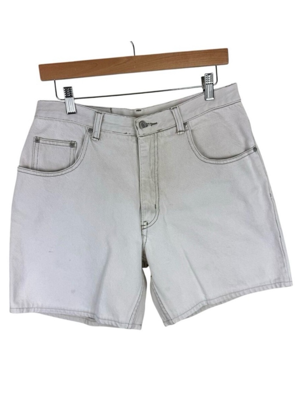 Nuovo Country Sea Vintage 100% Cotton White Dad Shorts Men's Size 33